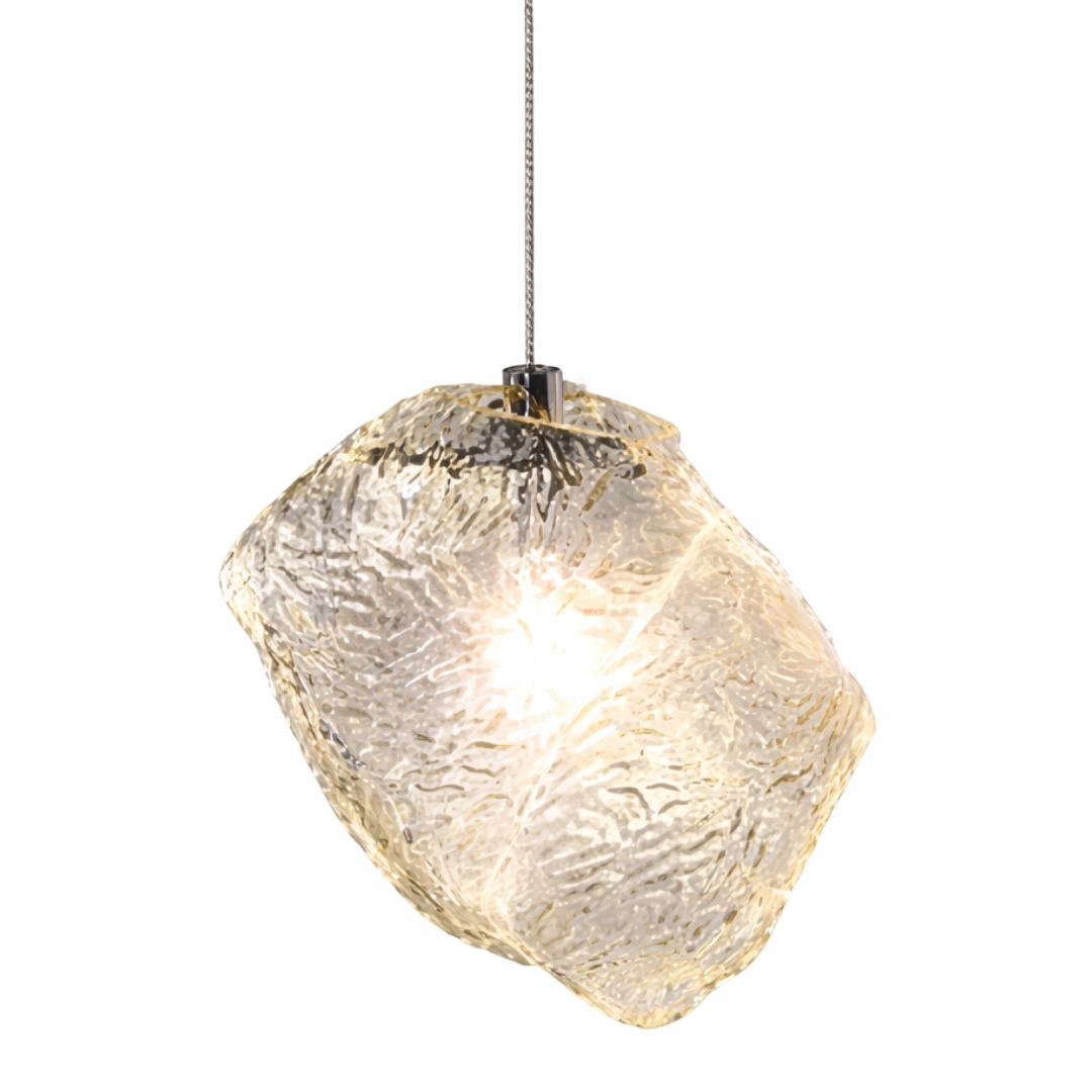 Lustre Pendente Luxuoso Cristal Elegance em Led Conceito 
