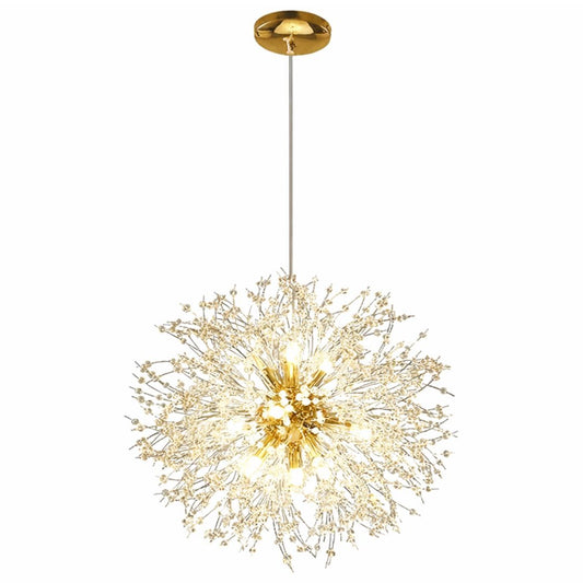 Lustre Pendente Luxuoso Dente de Leão em Led 50cm Lustre - 0029 Conceito 