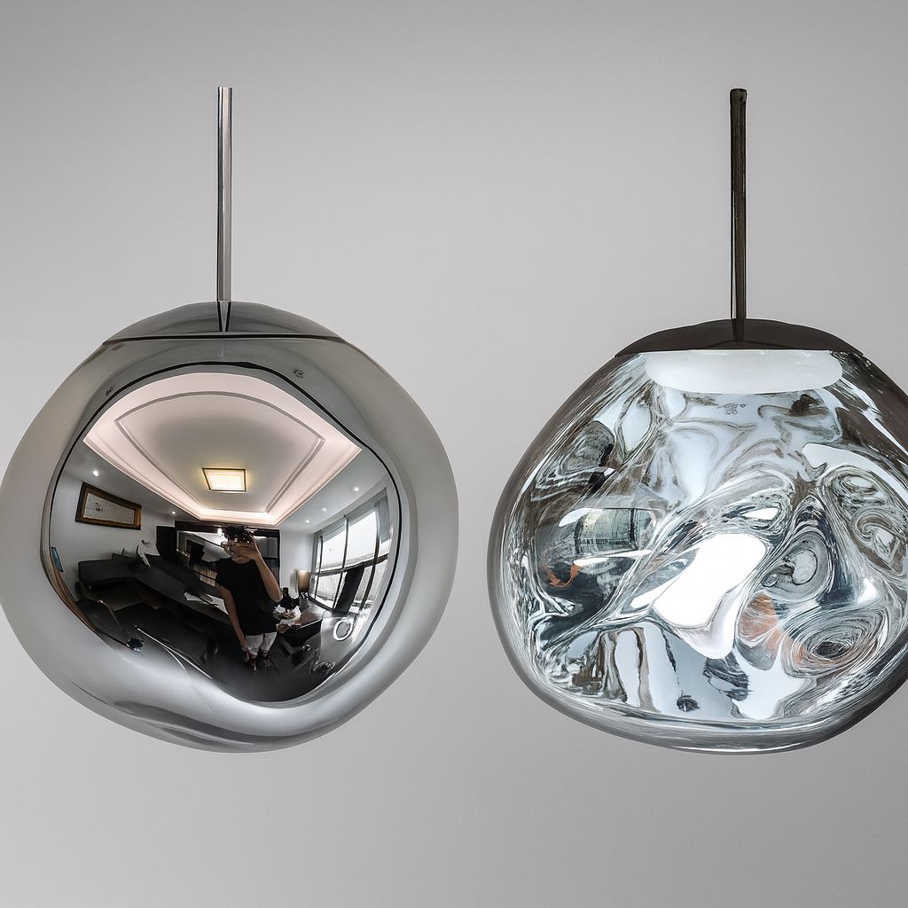 Lustre Pendente Luxuoso Lava Macaron Nórdico (Conj. Completo 04 Peças) Lustre - 0020 Conceito 15/20/30/40cm Prata 