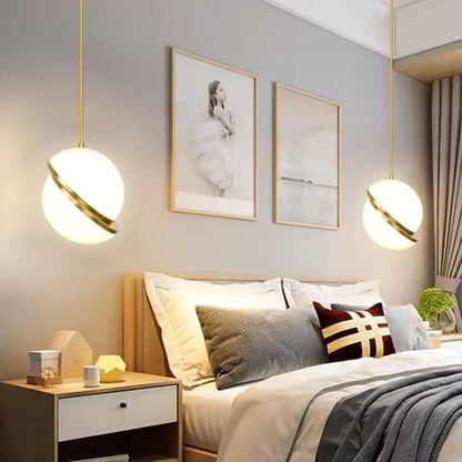 Lustre Pendente Luxuoso Moon Light em LED ### Conceito 