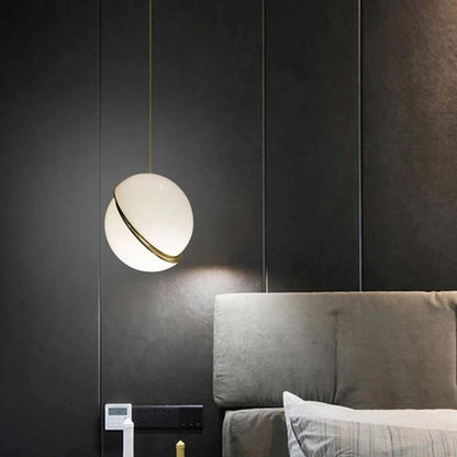 Lustre Pendente Luxuoso Moon Light em LED ### Conceito Luz Fria 