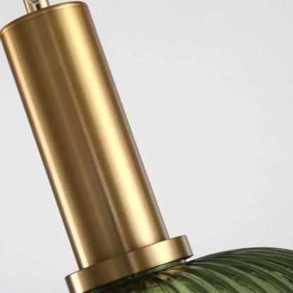 Lustre Pendente Luxuoso Retrô Glass Green Conceito 