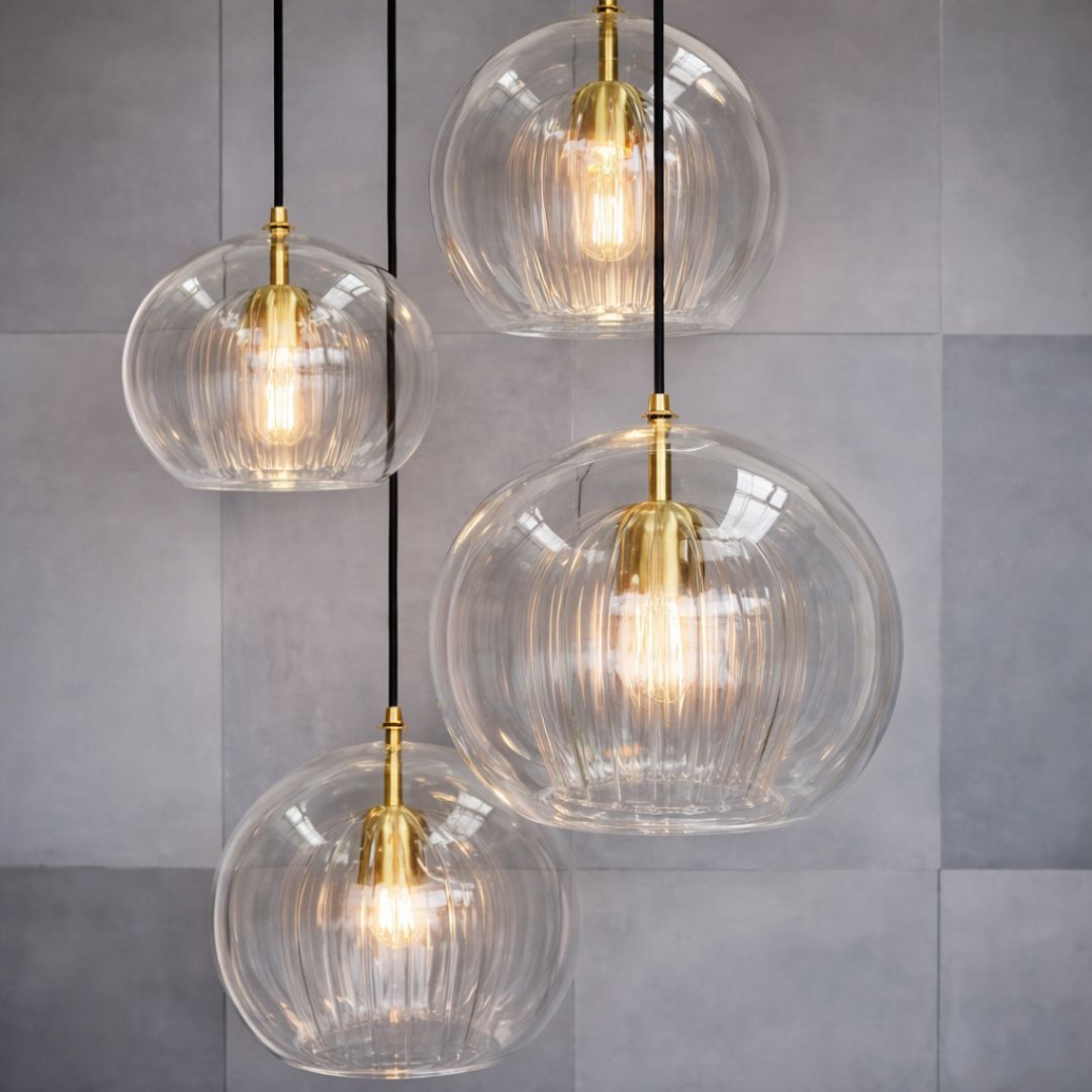 Lustre Pendente Luxuoso Vitreau Pendente - 0060 Conceito 