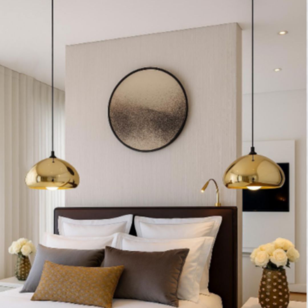 Lustre Pendente Luxuoso Void Luminous em Led 30cm Conceito 