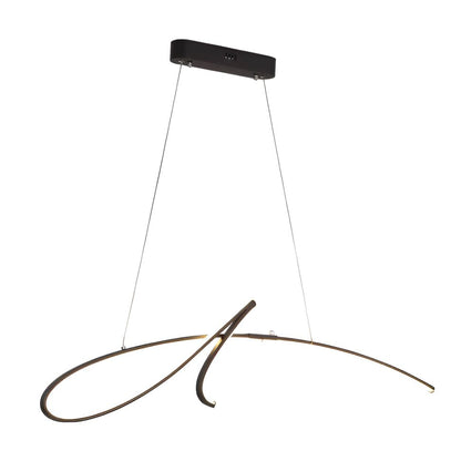 Lustre Pendente Minimalista Aura em Led 95cm Conceito 