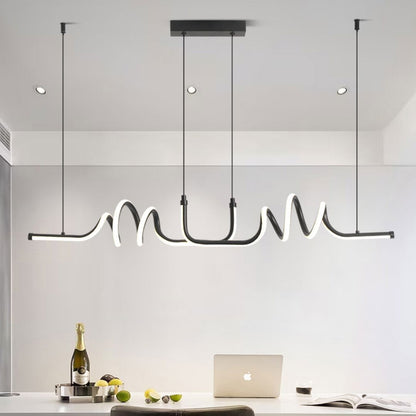 Lustre Pendente Minimalista Inari em Led 90cm Conceito 