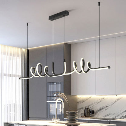 Lustre Pendente Minimalista Inari em Led 90cm Conceito 