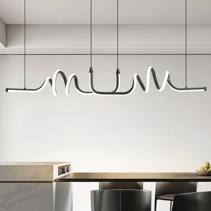 Lustre Pendente Minimalista Inari em Led 90cm Conceito 