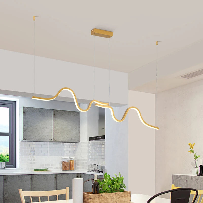 Lustre Pendente Minimalista Ivar Led Lustre - 0015 Conceito 
