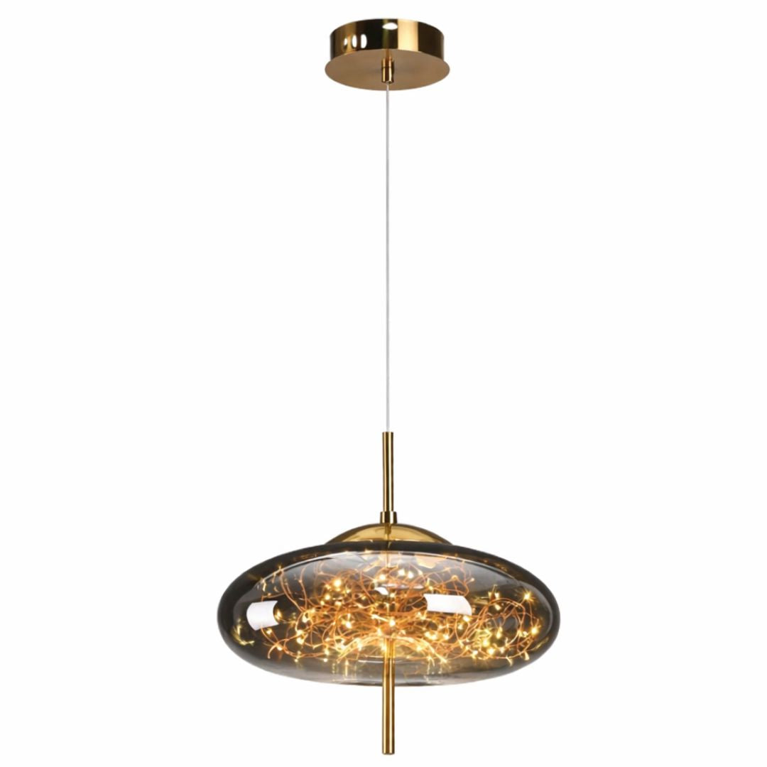 Lustre Pendente Nórdico Crystals Ceiling LED Lustre - 0016 Conceito 