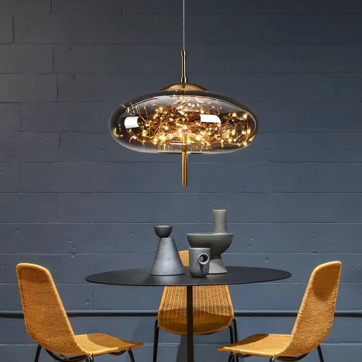 Lustre Pendente Nórdico Crystals Ceiling LED Lustre - 0016 Conceito 