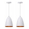 White with copper (interior)
