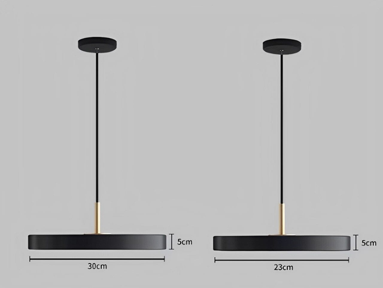 Lustre Pendente Nórdico Minimalista Discus Conceito 