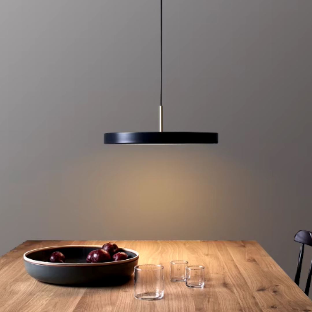 Lustre Pendente Nórdico Minimalista Discus Conceito 