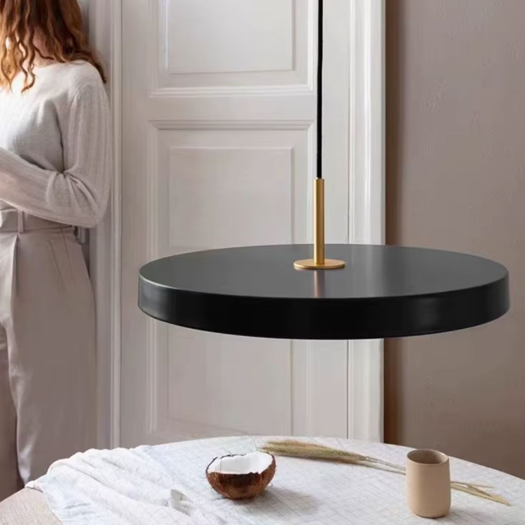 Lustre Pendente Nórdico Minimalista Discus Pendente - 0045 Conceito 