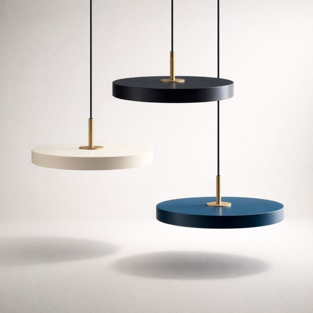 Lustre Pendente Nórdico Minimalista Discus Pendente - 0045 Conceito 