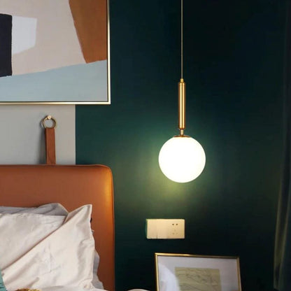 Lustre Pendente Orbed Boll LED Para Sala Quarto Pendente - 0020 Conceito Luz Quente 