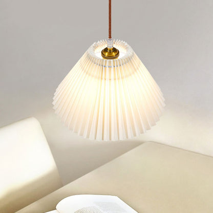 Lustre Pendente Origami Nordic Plissé Conceito 