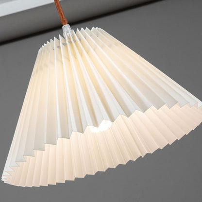 Lustre Pendente Origami Nordic Plissé Conceito 