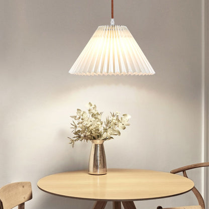 Lustre Pendente Origami Nordic Plissé Conceito 