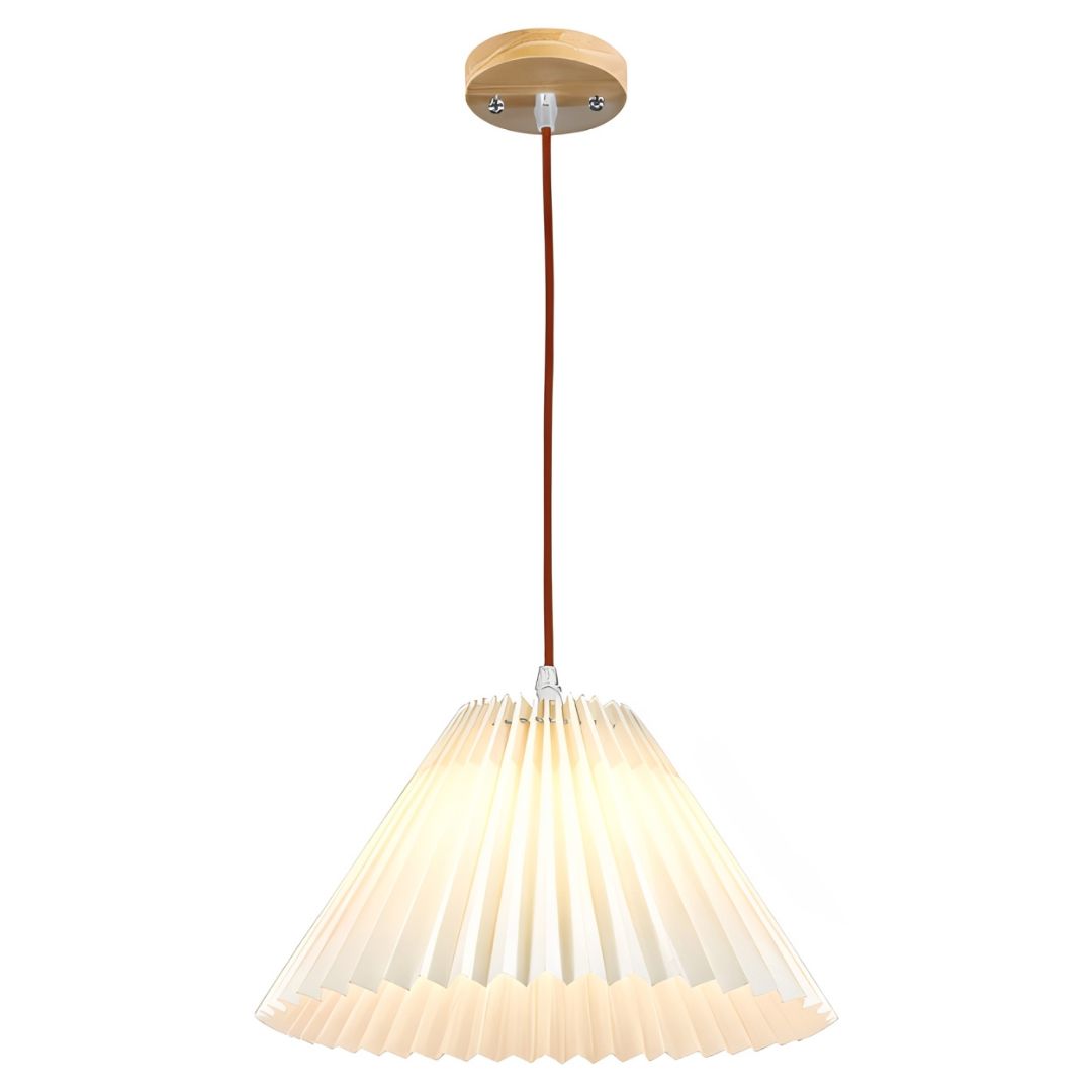 Lustre Pendente Origami Nordic Plissé Pendente - 0048 Conceito 