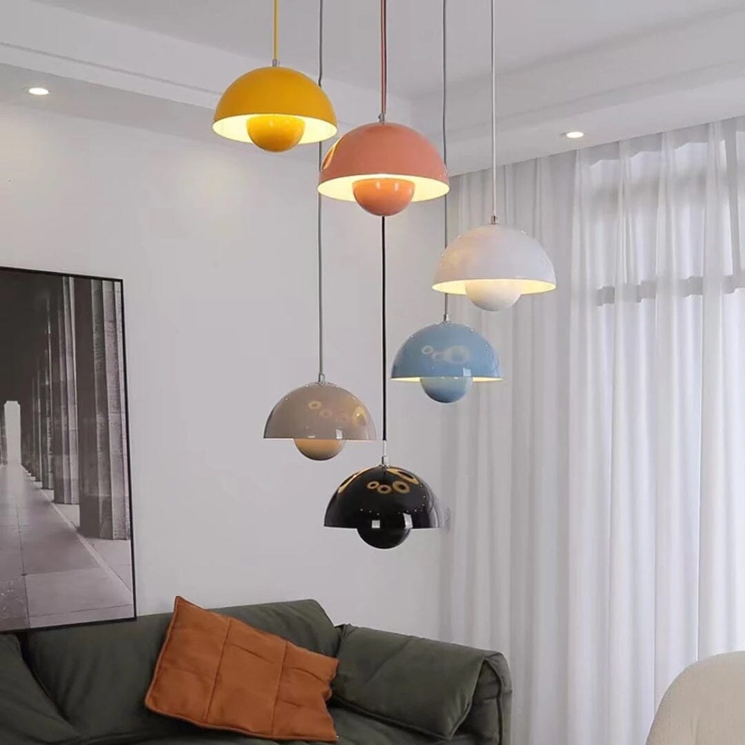 Lustre Pendente Retrô Lux Colors para Cozinha Balcão Sala de Estar Pendente - 0002 YuDome 