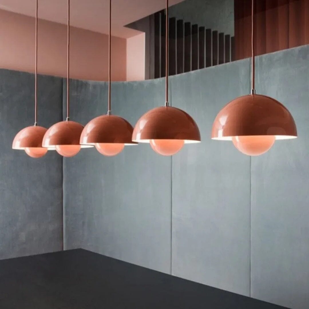 Lustre Pendente Retrô Lux Colors para Cozinha Balcão Sala de Estar Pendente - 0002 YuDome 
