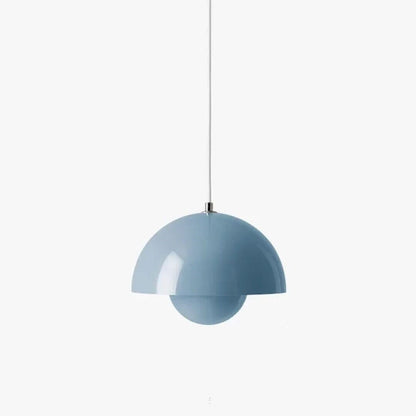 Lustre Pendente Retrô Lux Colors para Cozinha Balcão Sala de Estar Pendente - 0002 YuDome Azul 