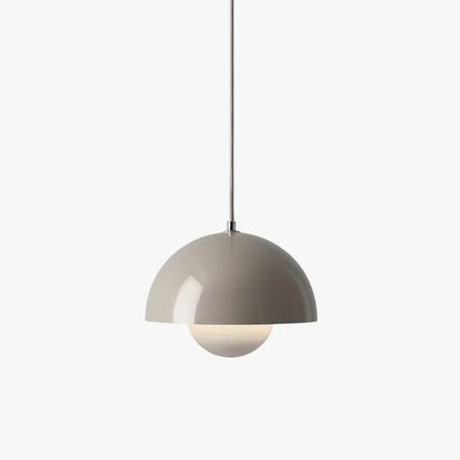 Lustre Pendente Retrô Lux Colors para Cozinha Balcão Sala de Estar Pendente - 0002 YuDome Cinza 