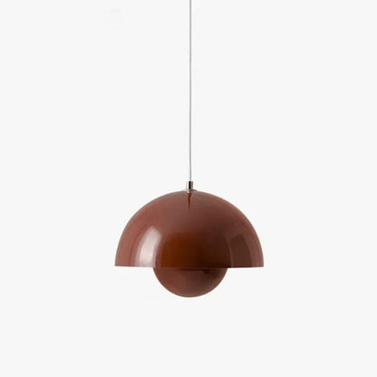 Lustre Pendente Retrô Lux Colors para Cozinha Balcão Sala de Estar Pendente - 0002 YuDome Marron 