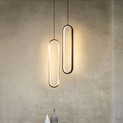Lustre Pendente Space Line Oval Pendente - 0031 Conceito 