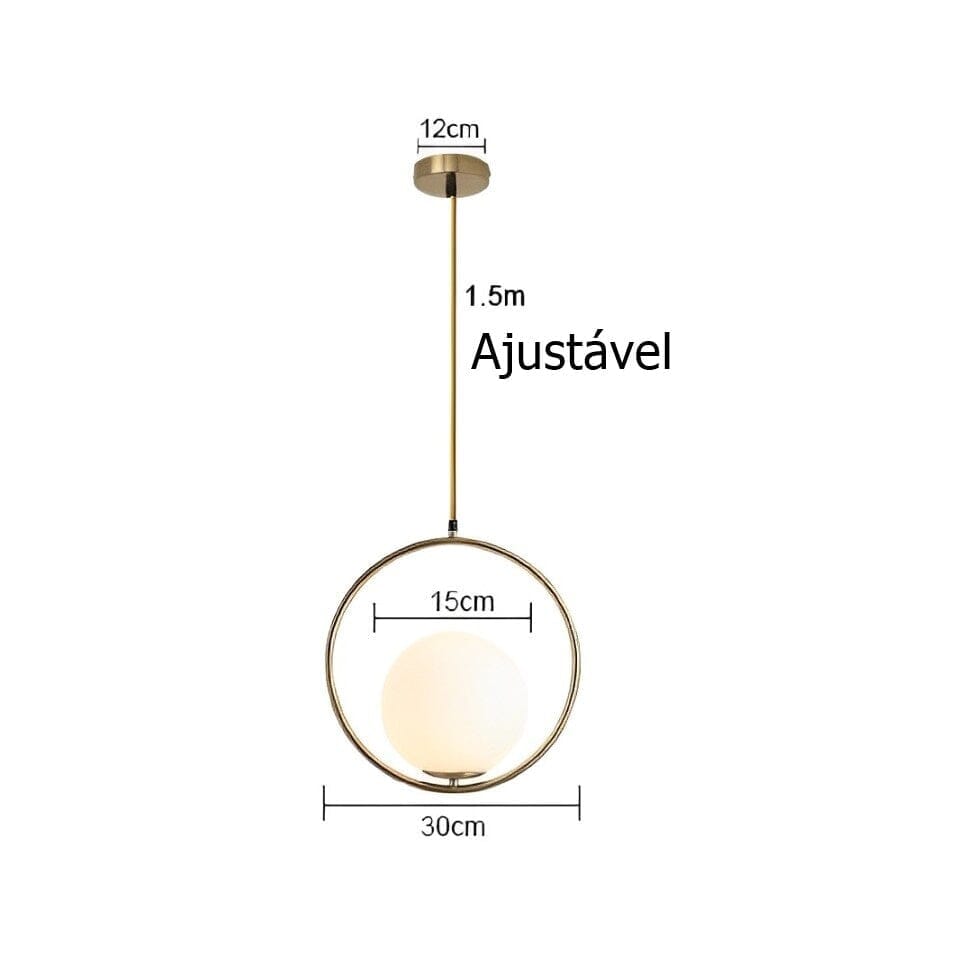 Lustre Pendente Spherical em LED ### Conceito 