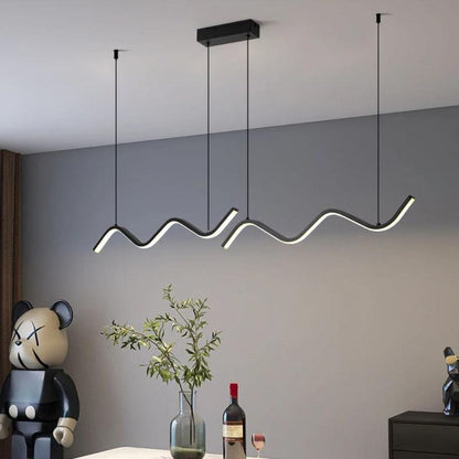 Lustre Pendente Stone Light Led para Sala Cozinha Balcão ### Conceito Luz Fria 