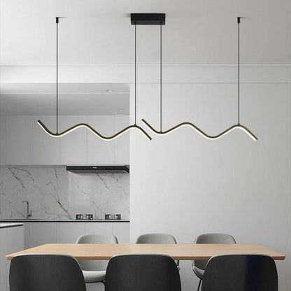 Lustre Pendente Stone Light Led para Sala Cozinha Balcão ### Conceito Luz Quente 