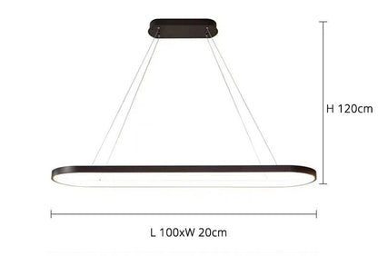 Lustre Pendente Vallbona com Controle Remoto para Cozinha Balcão Lustre - 0018 Conceito 