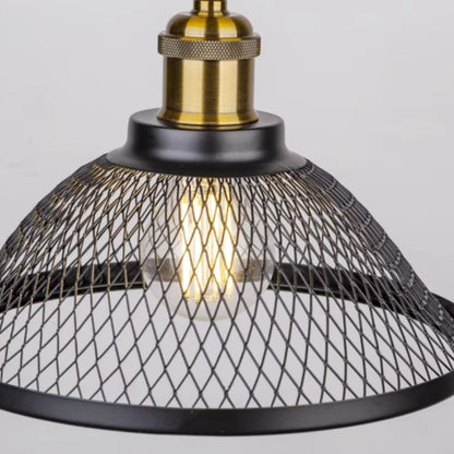 Lustre Pendente Vintage Retrô Vazado para Quarto Cozinha Balcão Conceito 