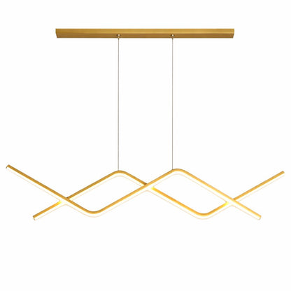 Lustre Pendente Wave Line II em Led Lustre - 0019 Conceito 