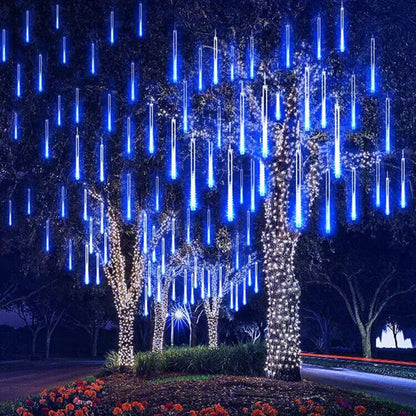 Luz de Led Chuva Natalina Para Decoração Jardim