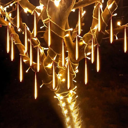 Luz de Led Chuva Natalina Para Decoração Jardim