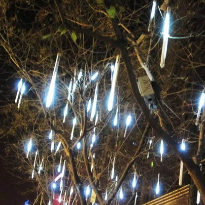 Luz de Led Chuva Natalina Para Decoração Jardim