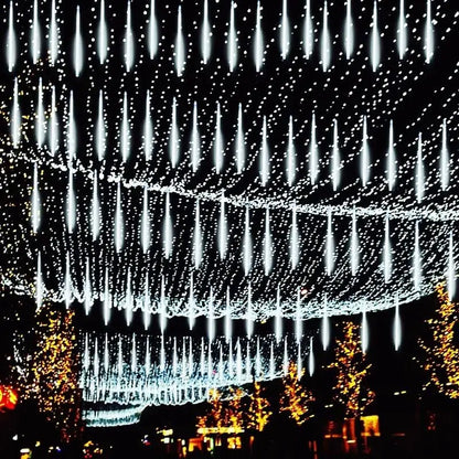 Luz de Led Chuva Natalina Para Decoração Jardim