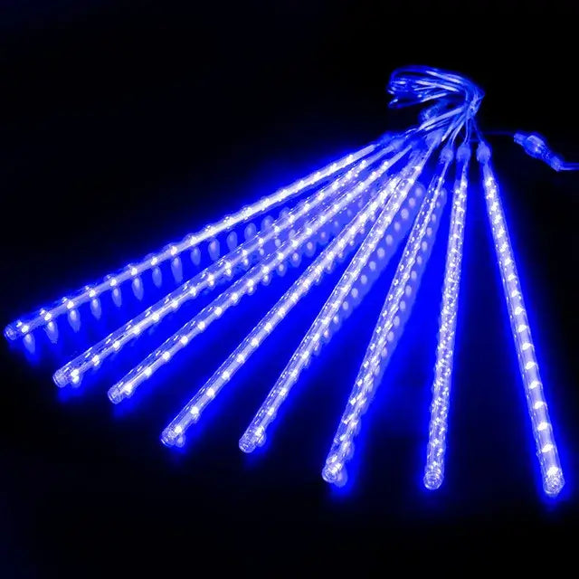 Luz de Led Chuva Natalina Para Decoração Jardim