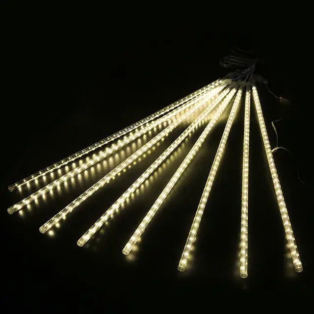 Luz de Led Chuva Natalina Para Decoração Jardim