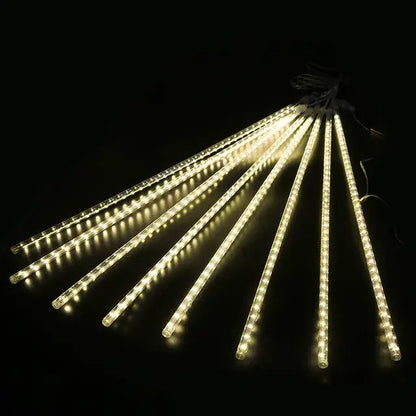 Luz de Led Chuva Natalina Para Decoração Jardim