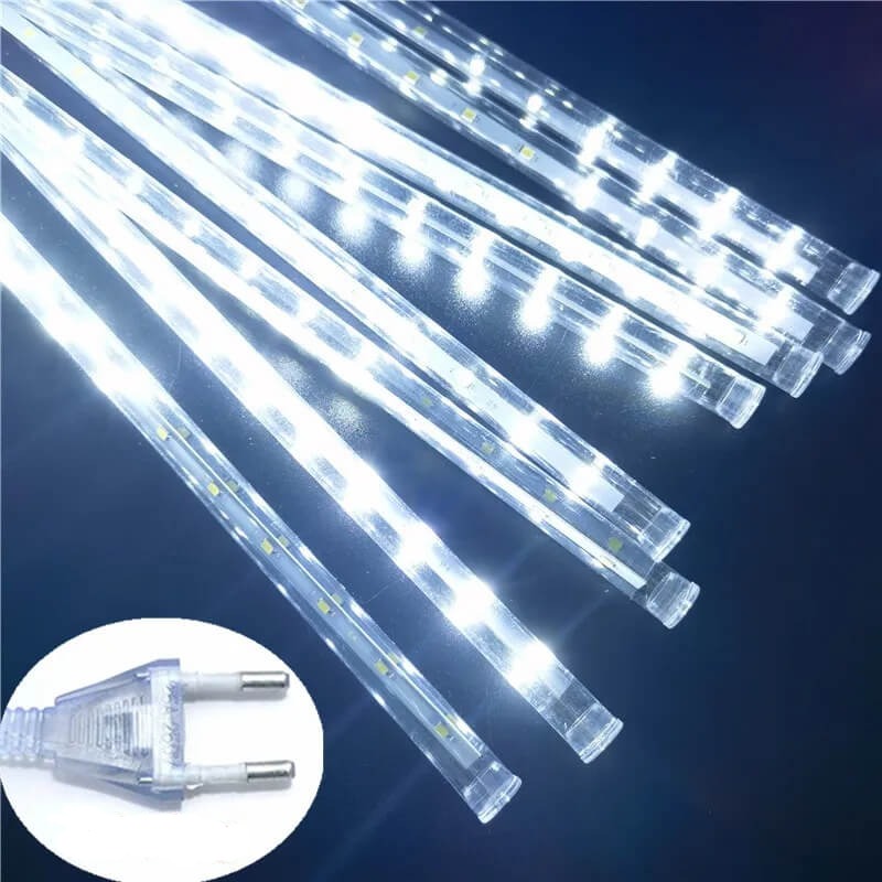 Luz de Led Chuva Natalina Para Decoração Jardim