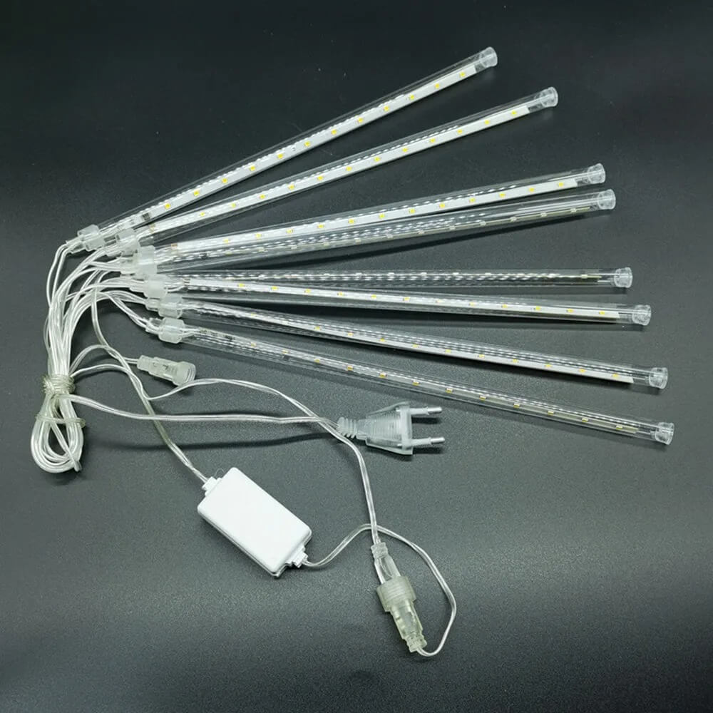 Luz de Led Chuva Natalina Para Decoração Jardim