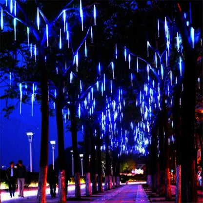 Luz de Led Chuva Natalina Para Decoração Jardim