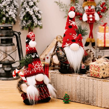 Papai Noel e Mamãe Noel Decoração de Natal Viking