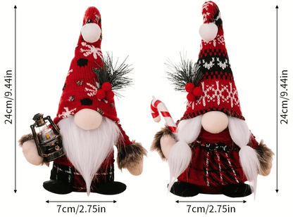 Papai Noel e Mamãe Noel Decoração de Natal Viking