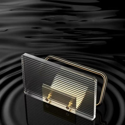 Porta Papel Higiênico de Parede com Prateleira Acrílica Lumière Conceito 